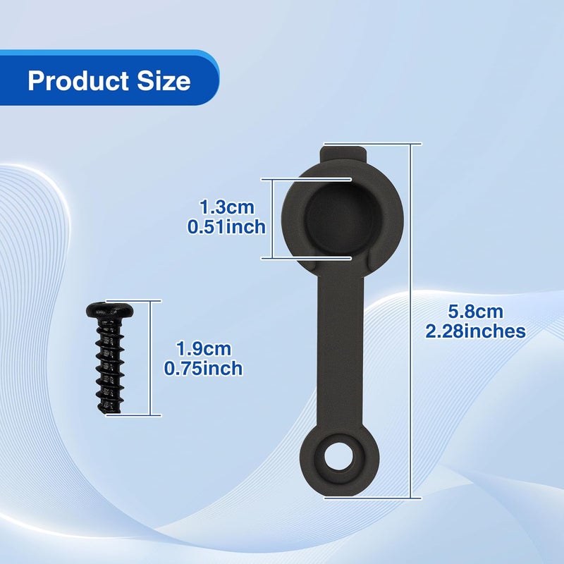 Omoojee Store 2 Sets Kayak Plugs and Screw, Silicone Drain Plug Compatible with Lifetime Fathom Amped Freestyle, Kayak Accessories - Image 2
